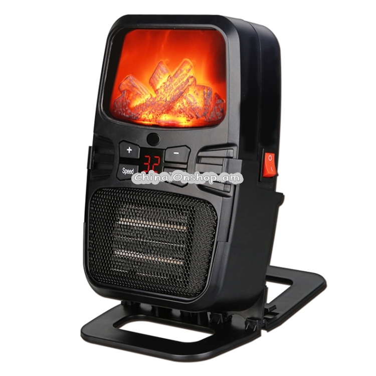Flame Heater Mini Household Wall-mounted Desktop Radiator Warmer Electric Heater