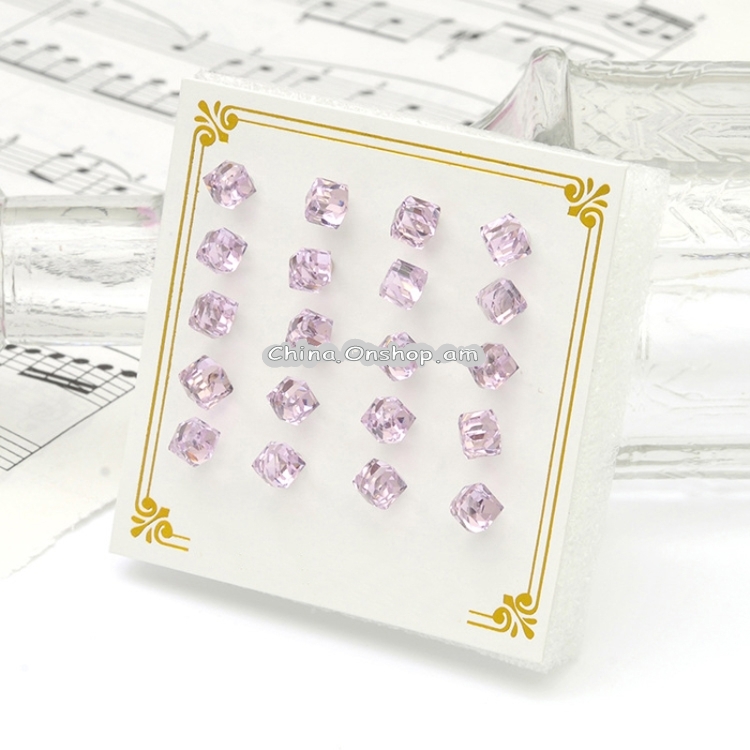 10 Pairs/Set Crystal Earrings Female Fashion Jewelry Earrings