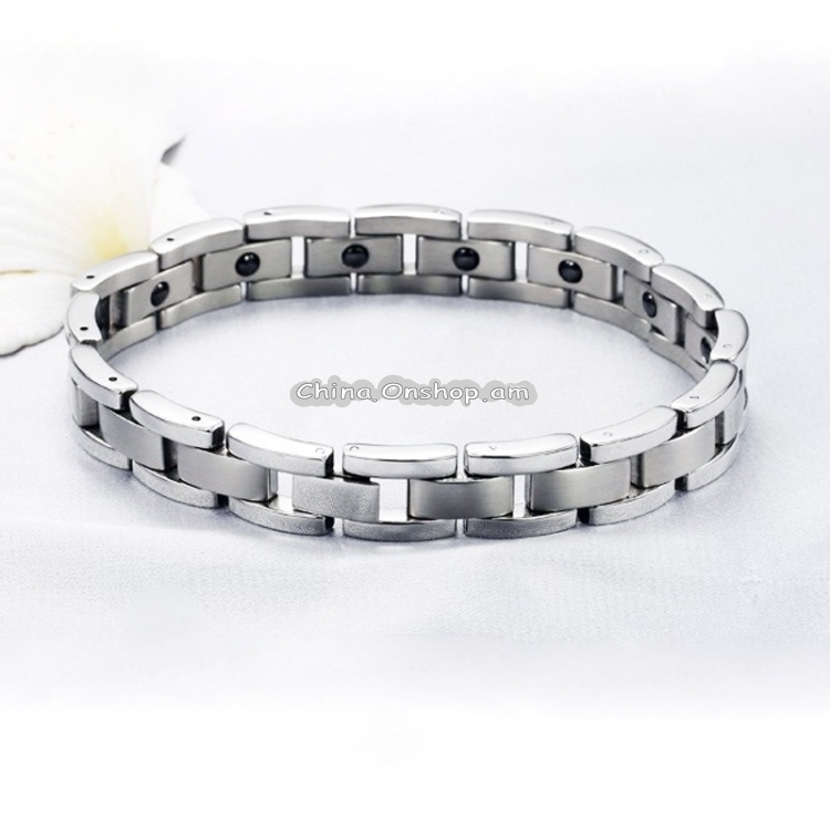 OPK Titanium Steel Healthy Classic Bracelet for Men  OPK Titanium Steel Healthy Classic Bracelet for Men