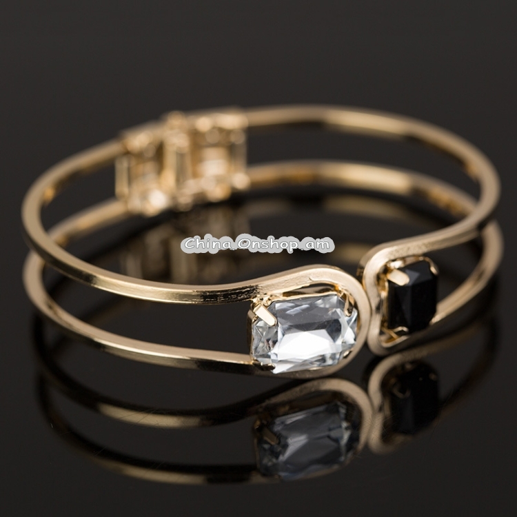 Women Bracelet Elegant Jewelry Fashion Hollowing Crystal Bracelets Bangles