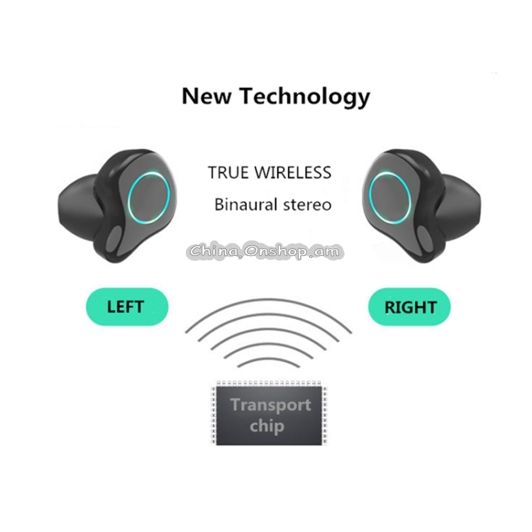 R6 Aluminum Alloy Bluetooth 5.0 3D Stereo Wireless Earphone