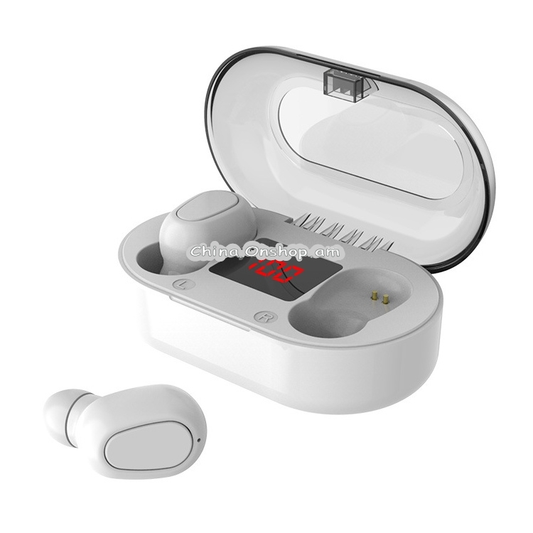 L22 9D Sound Effect Bluetooth 5.0 Wireless Bluetooth Earphone with Charging Box & Digital Display, Support for HD Calls