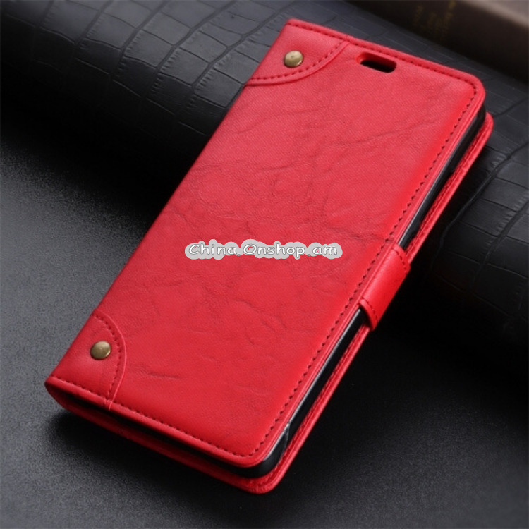 Copper Buckle Retro Crazy Horse Texture Horizontal Flip Leather Case for Xiaomi Redmi Note 7 / Note 7 Pro / Note 7S, with Holder & Card Slots & Wallet