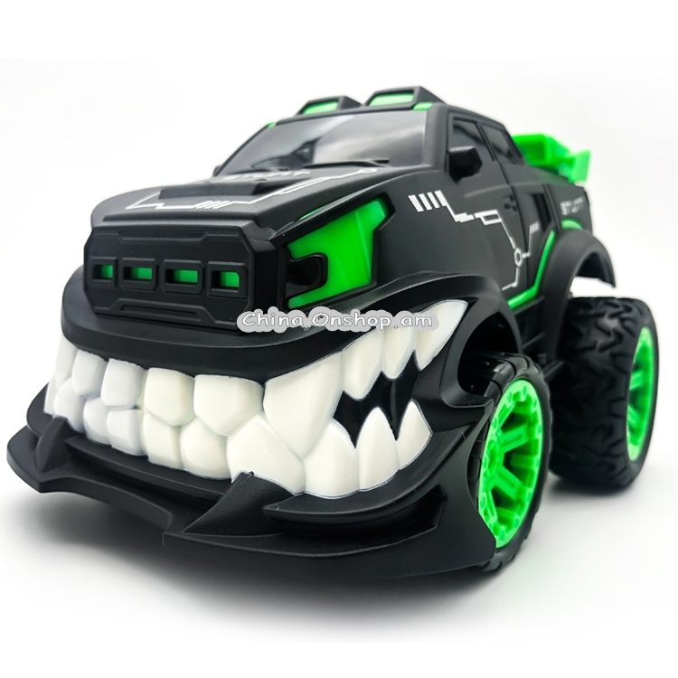 HD885J Devil Tooth Shape 360 Degree Upright Rotation Stunt Remote Control Car Electric Vehicle Toy