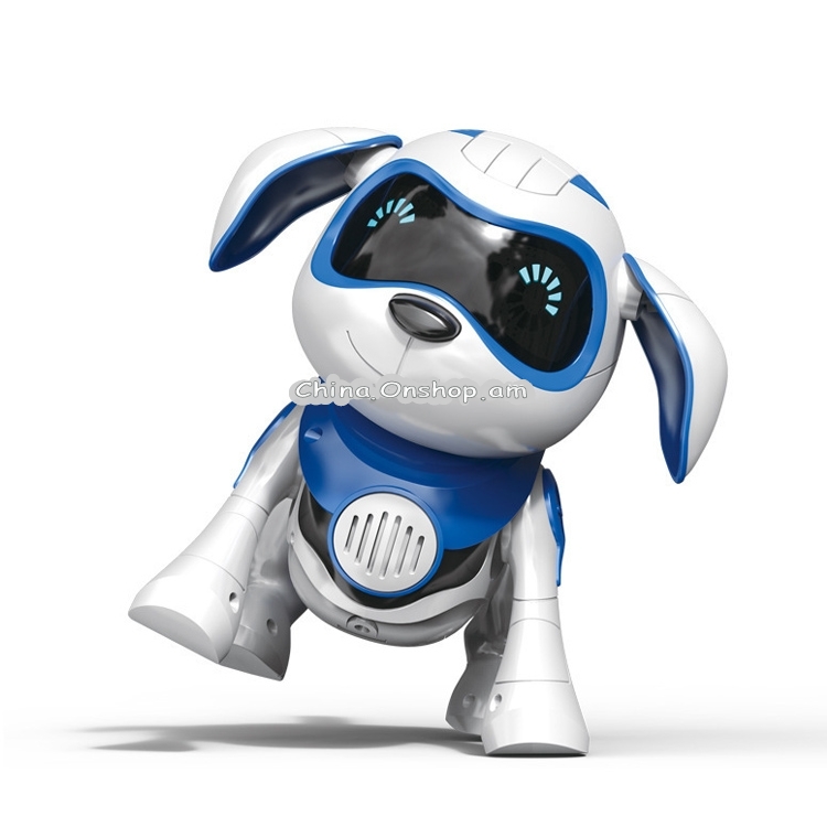 USB Charging Smart Touch Sensing Machine Dog Children Electric Toys, Supports Walking & Gnawing Bones & Lights & Music