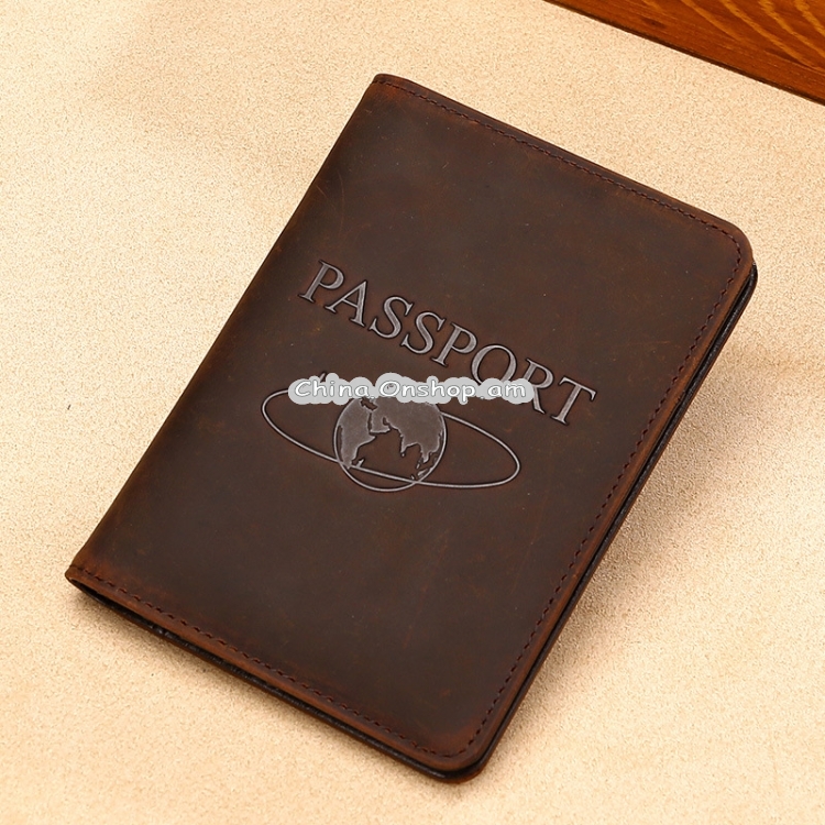 TP-8296 Multi-functional RFID Leather Travel Passport Holder