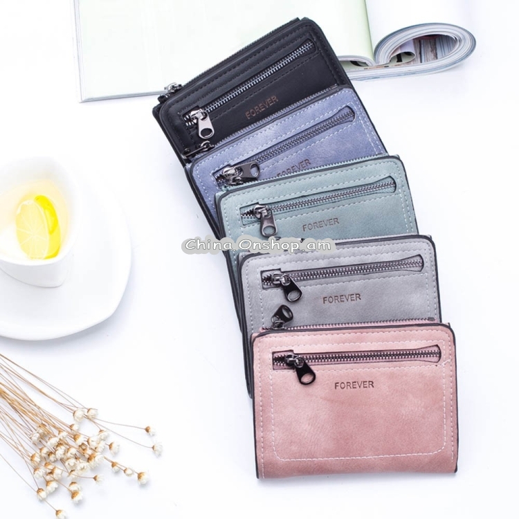 Simple Sewing Thread Fashion Letter Short Wallet