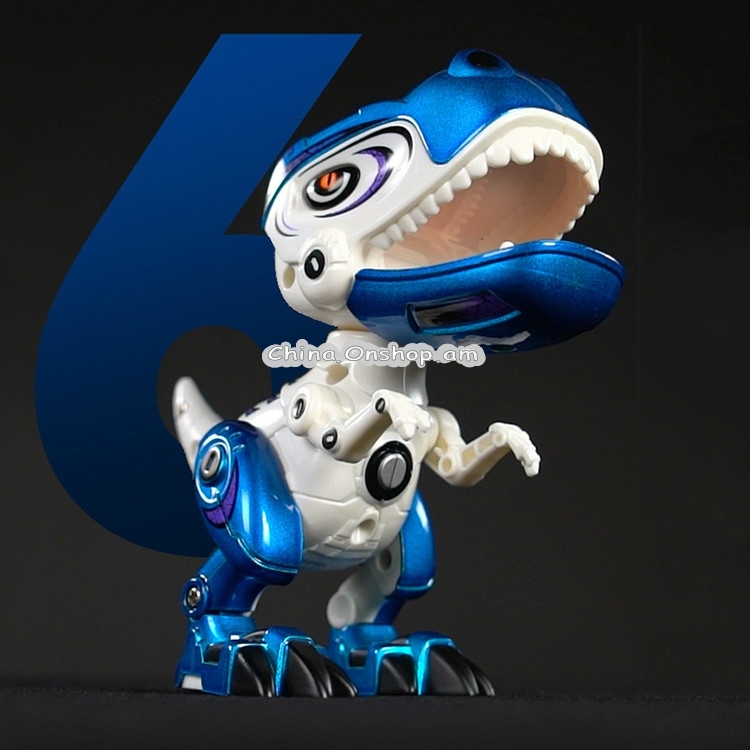Alloy Mechanical Dinosaur Joint Movable Belt Sound And Light Toy Model