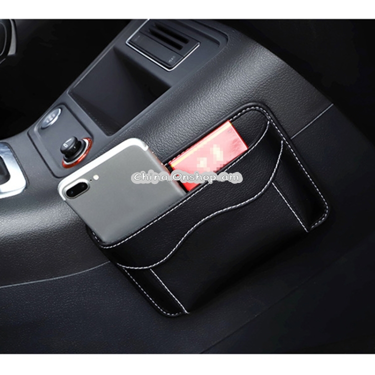 Paste Car Storage Bag Car Seat Quilting Storage Bag Instrument Panel Hanging Bag