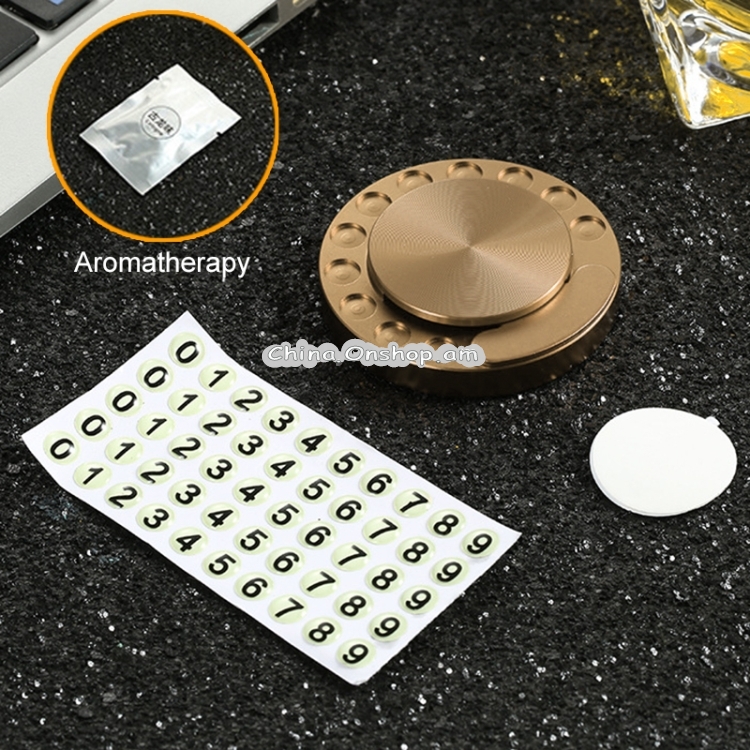 Car Aromatherapy Temporary Parking Number Plate Parking Card