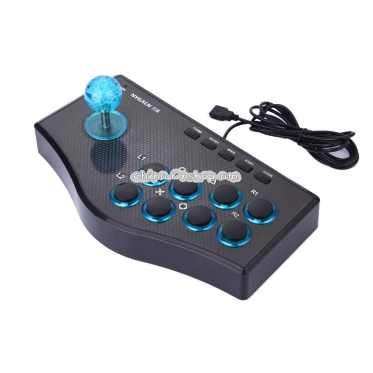 USB Gladiator Street Machine Game Handle Rocker Controller for PC / PS3 / TV Box