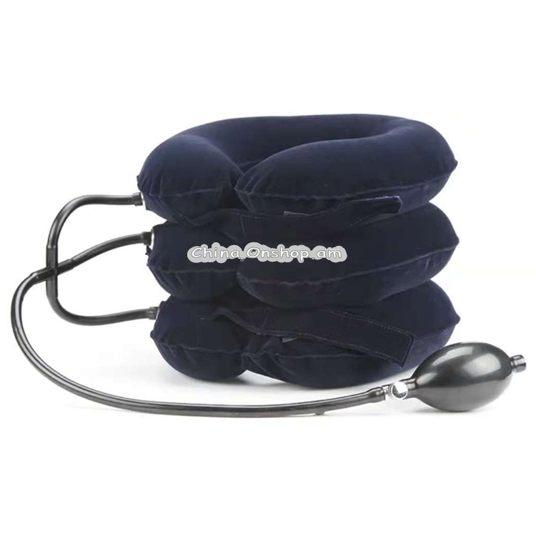 Household Full Cashmere Cervical Traction Instrument Neck Protection Inflatable Cervical Spine Massage Instrument