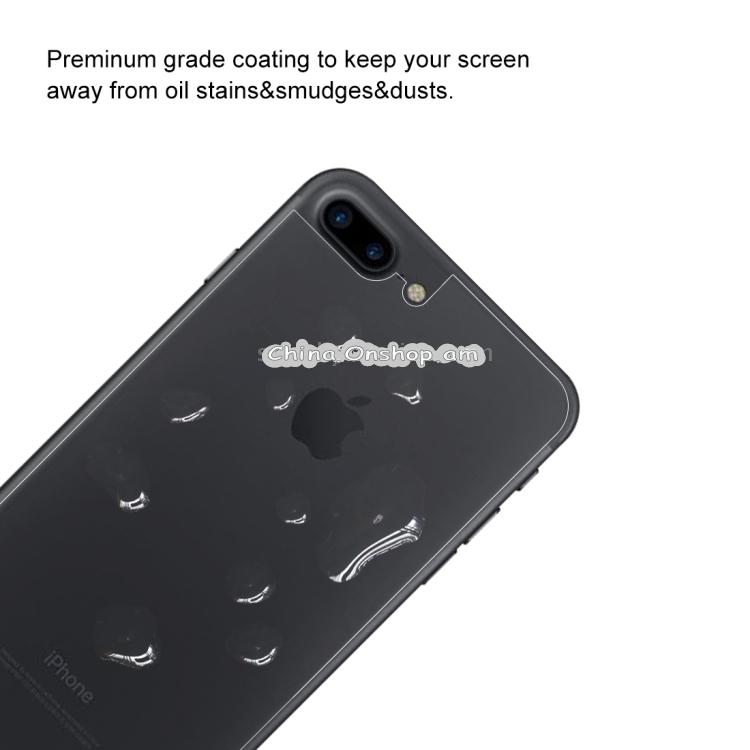 For iPhone 7 Plus 0.1mm HD TPU Back Non-full Screen Protector