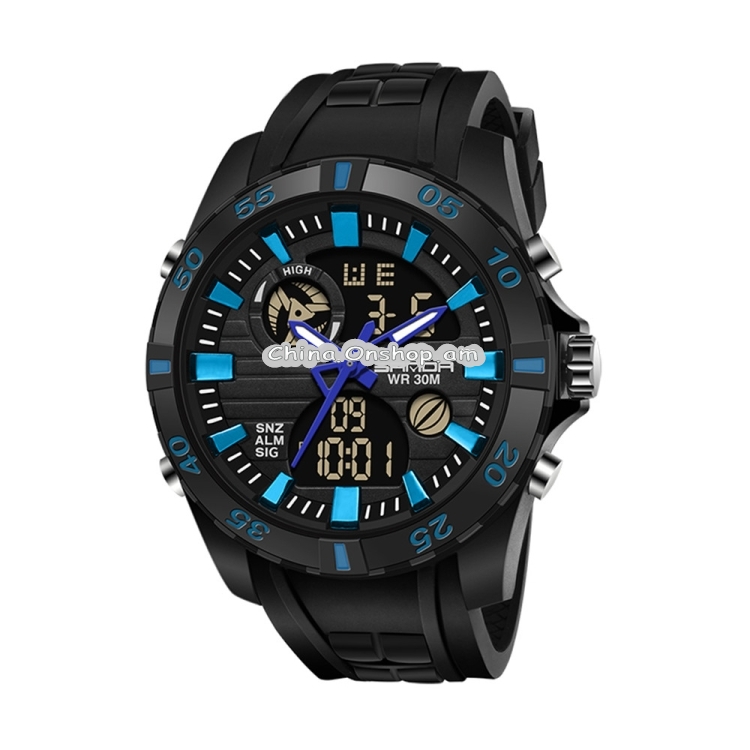 SANDA 791 Watch Genuine Fashion Sports Multifunction Electronic Watch Popular Men luminous Wrist Watch