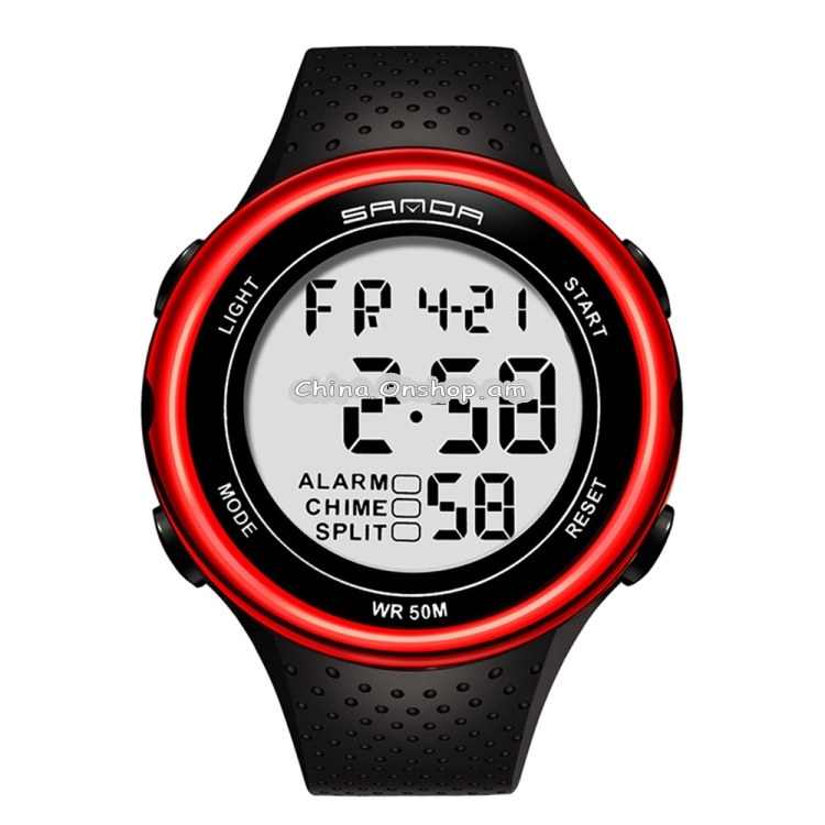 SANDA 375 Watch For Male Students Simple Casual Electronic Watch Sports Waterproof Luminous Watch