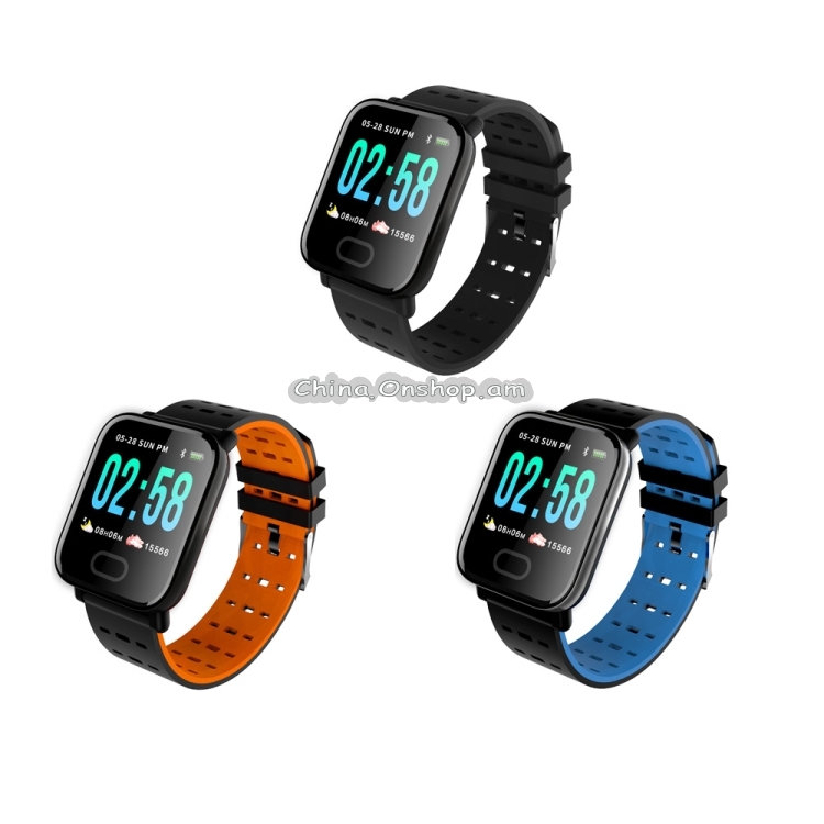 A6 1.3 inch IPS Color Screen Smart Watch IP67 Waterproof,Support Message Reminder / Heart Rate Monitor / Blood Oxygen Monitoring / Blood Pressure Monitoring/ Sleeping Monitoring