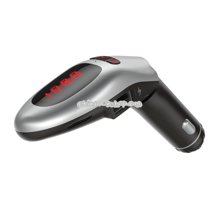 G96 Bluetooth Wireless Multi-function Car Kit MP3 Player FM Player Dual USB Charger with LED Screen, Support Hand-free and TF Card