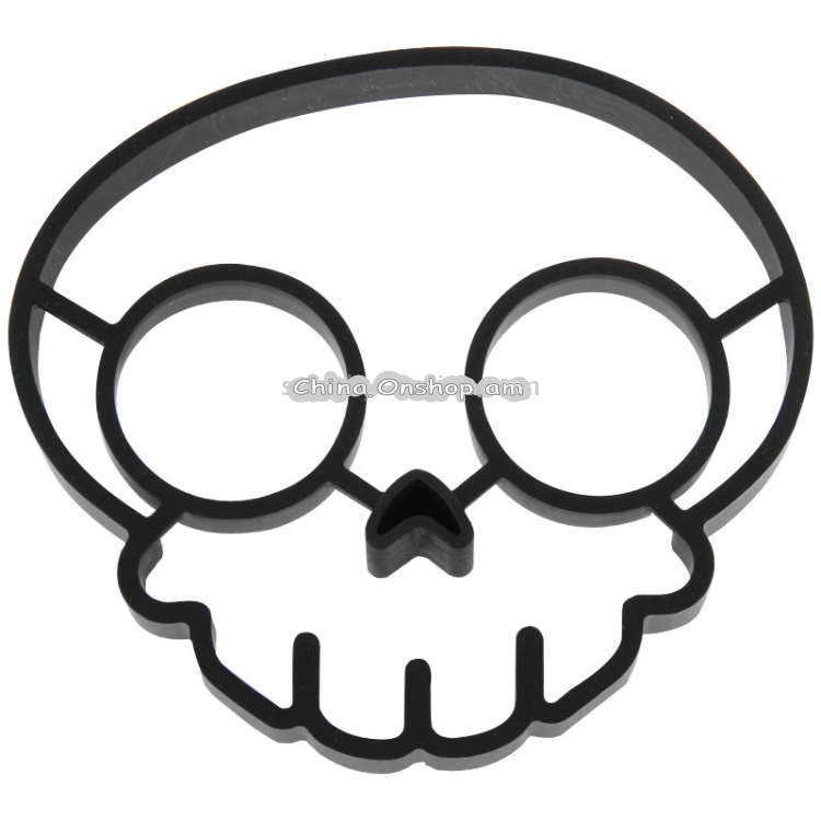 Skull Shape Silicone Egg Frying Ring Mold Fried Egg Mould