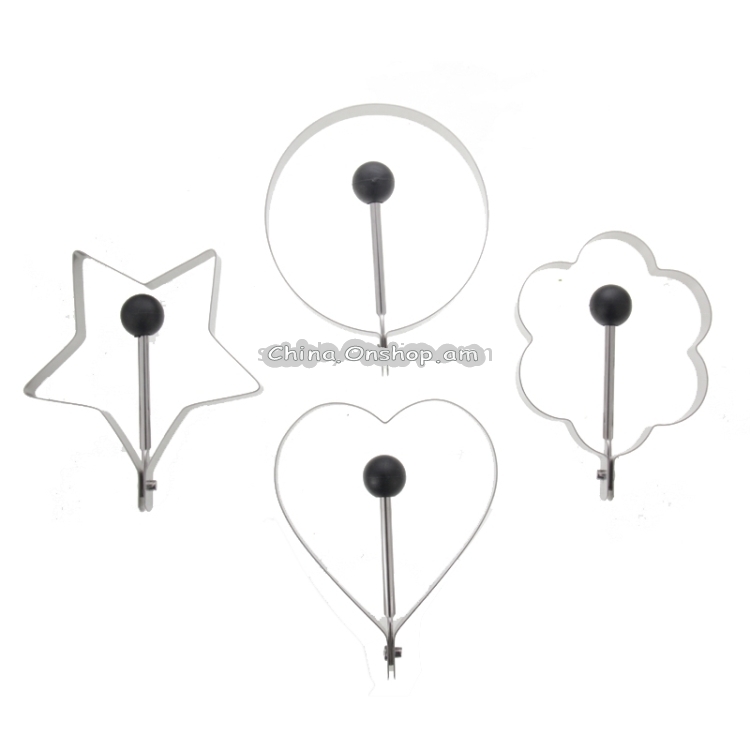 4 PCS Stainless Steel Fried Egg Pancake Mold