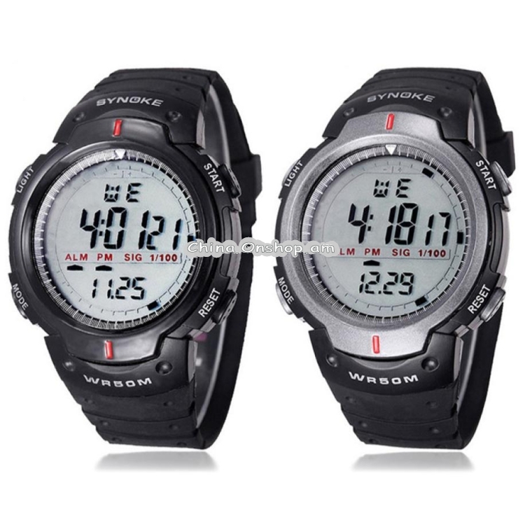 SYNOKE 61576 Life Waterproof LED Sports Watch for Men
