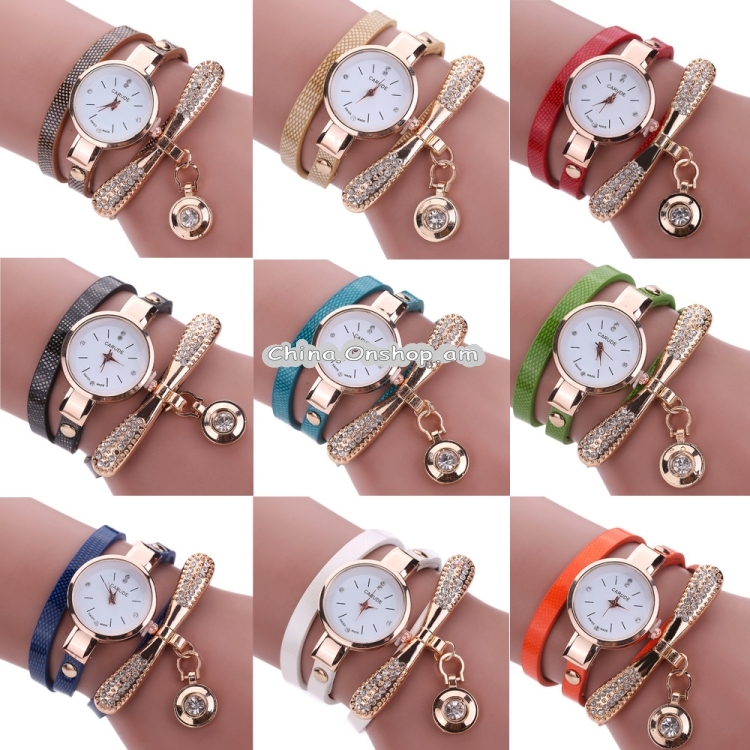 Fashion Women Casual Bracelet Leather Band Watch