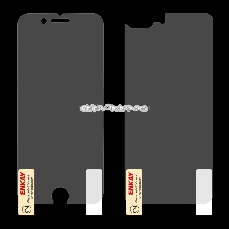 ENKAY for iPhone 8 Plus & iPhone 7 Plus HD PET Front + Back Screen Protector