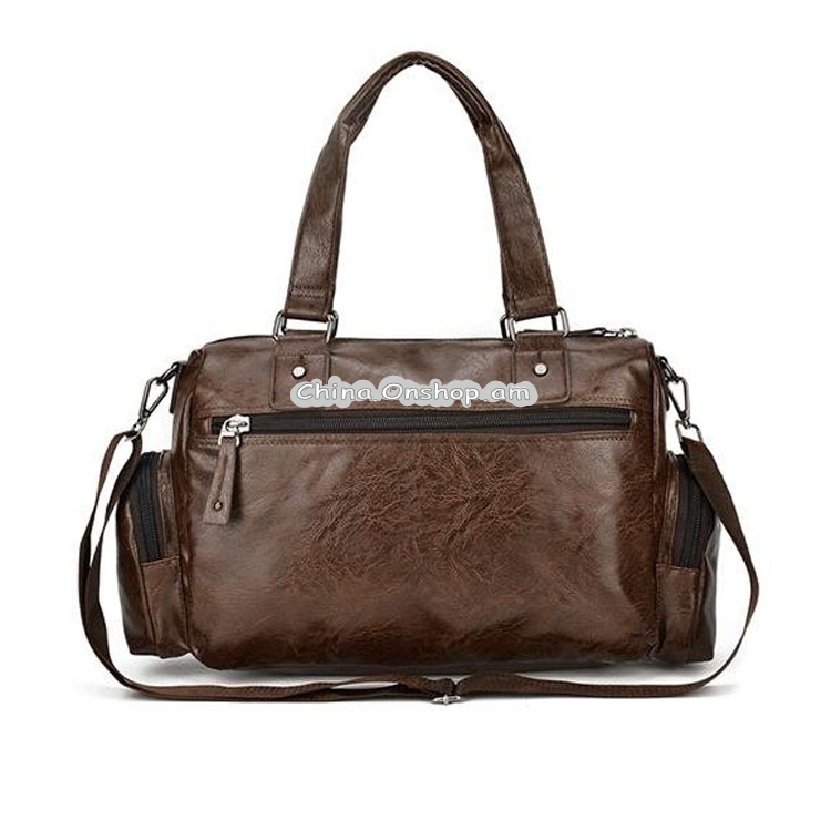 PU Leather Shoulder Travel Bag Leisure Sport Handbag