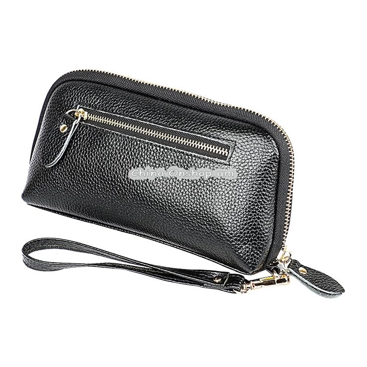 2023 Multifunctional Litchi Texture Women Large Capacity Hand Wallet with Card Slots