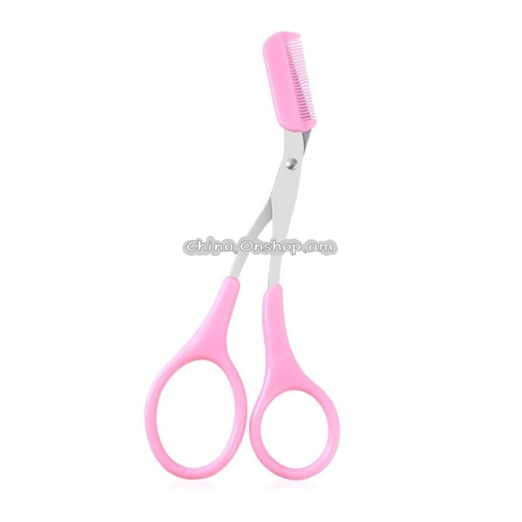 Eyebrow Scissors Shaping Knife Makeup Tool with Eyebrow Comb