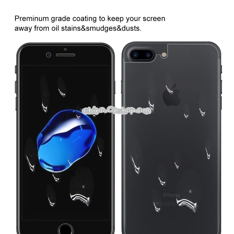 For iPhone 7 Plus 0.1mm HD TPU Front + Back Screen Protector