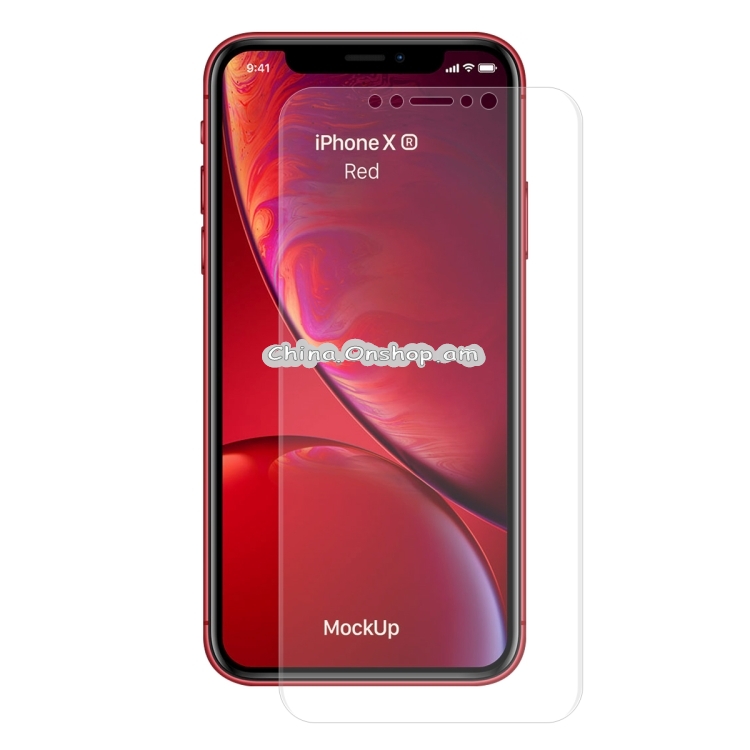 ENKAY Hat-Prince PET Full Screen 3D Curved Heat Bending HD Front + Back Screen Protector for iPhone XR(Transparent)