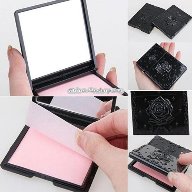5 PCS Portable Face Blotting Paper Makeup Mirror Cleaning Beauty Tools