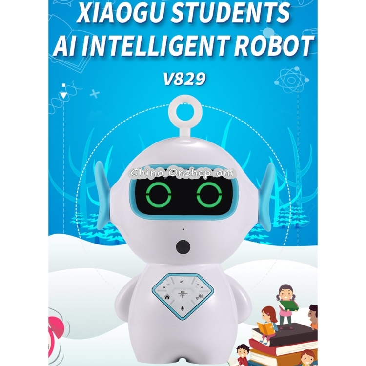 V829 Xiaogu Students AI Intelligent WiFi Smart Robot