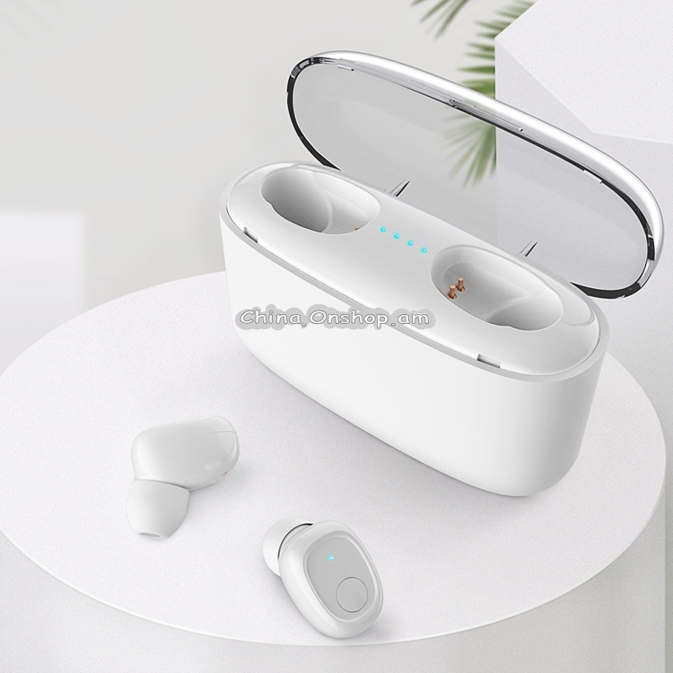 G5S Stereo Binaural Bluetooth 5.0 Earphone with Charging Box, Support Calls & Battery Display