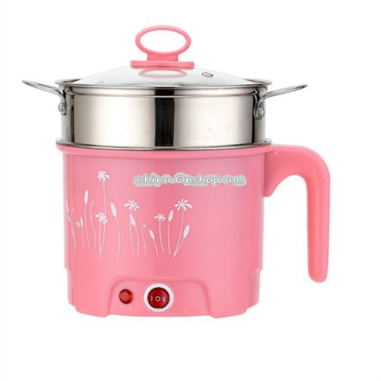 7 in 1 1.8L Fast Slow Gear Multi-function Electric Cooker Mini Power Electric Skillet Student Dormitory Cooking Noodle Pot