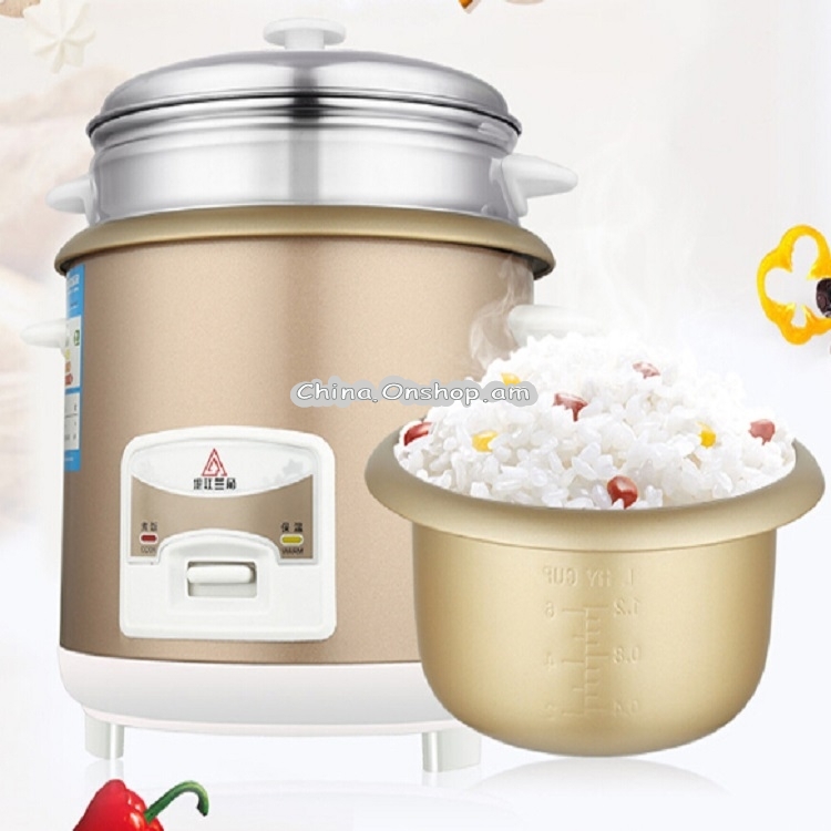 Household Rice Cooker Student Dormitory Mini Rice Cooker, CN Plug Gold, Capacity
