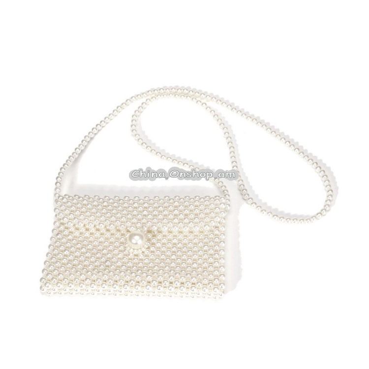 Women Fashion Beaded Single Shoulder Crossbody Bag