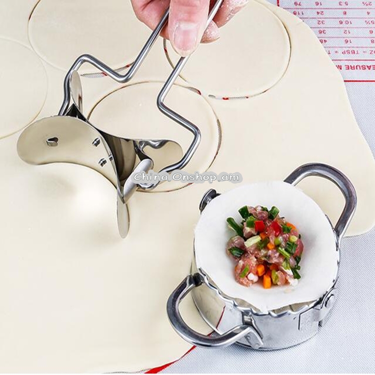 Stainless Steel Dumpling Maker Dough Cutter Dumpling Mould Kitchen Accessories Pastry Tools, Specification