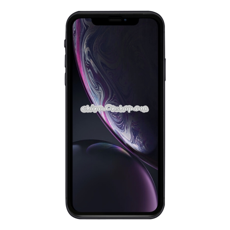 9H 2.5D Ultrathin Silk-screen Carbon Fiber Full Screen Protector Film for iPhone XR(Black)