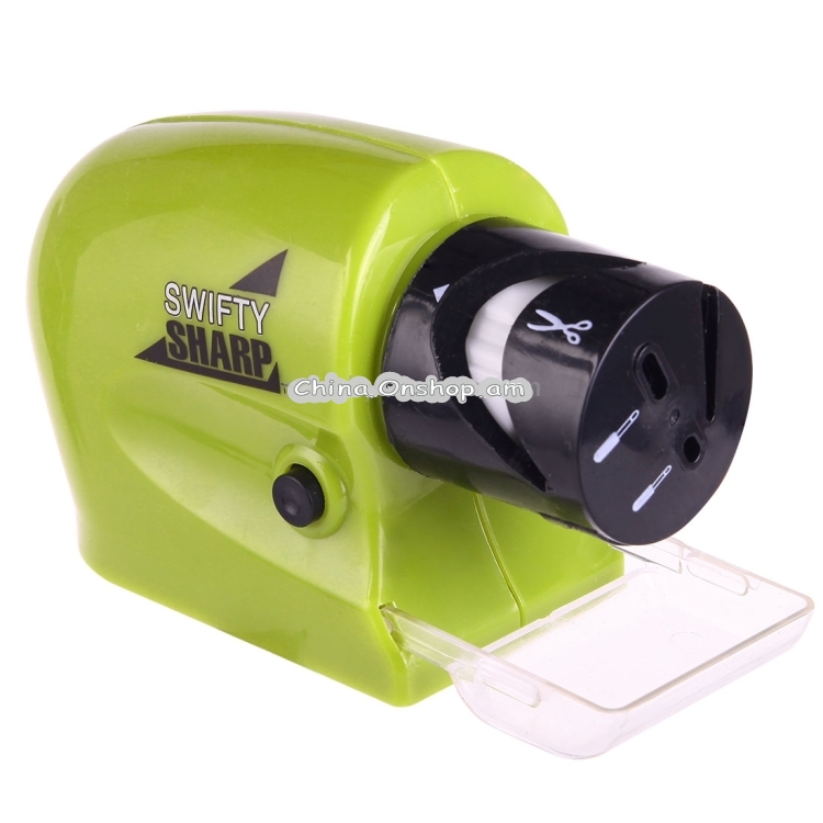 Swifty Sharp Cordless Electric Knife Sharpener with Catch Tray