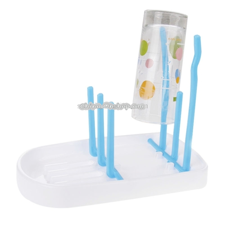 Portable Folding Baby Bottle Draining Rack, Random Color Delivery