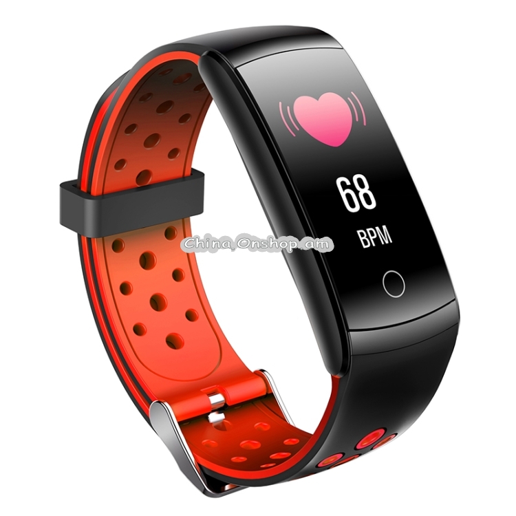 Q8L 0.96 inch Full Circle Full Touch Steel Strap Smart Sport Watch IP6 Waterproof, Support Real-time Heart Rate Monitoring / Sleep Monitoring