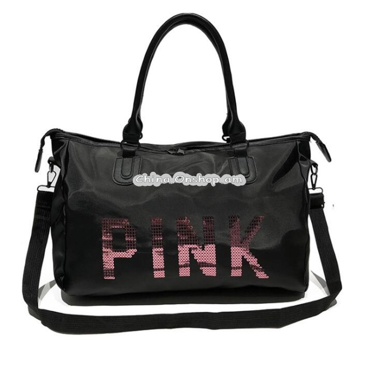 Large Ladies Travel Bag Sequins Shoulder Bag Women Handbag Ladies Portable Waterproof Bag