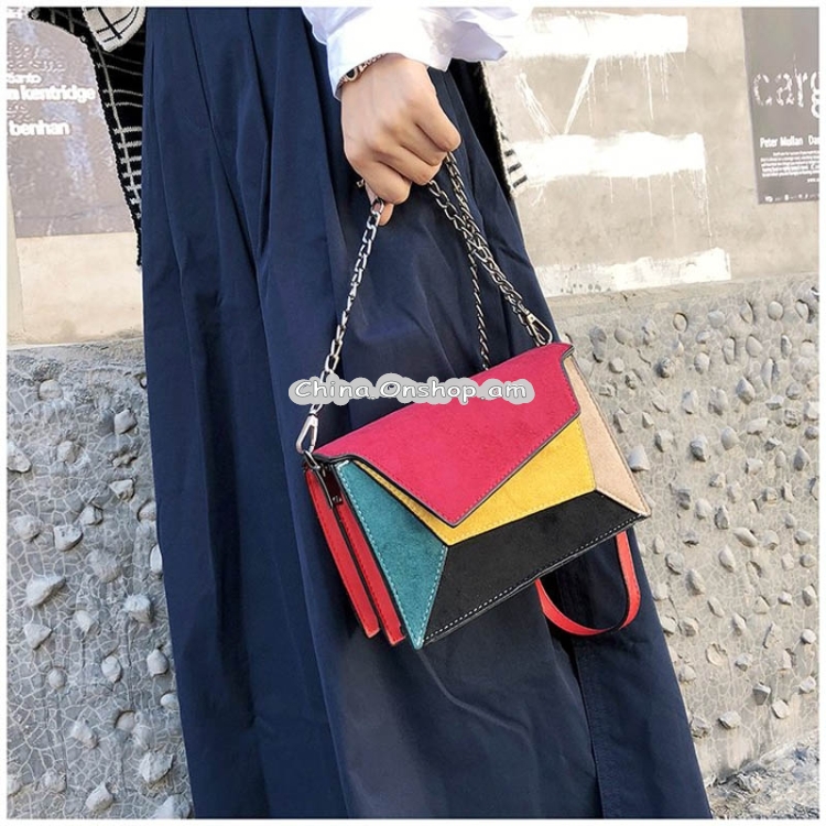 Autumn Winter Female Small Flap Bag Matte PU Patch Shoulder Messenger Bag Fashion Small Square Bag
