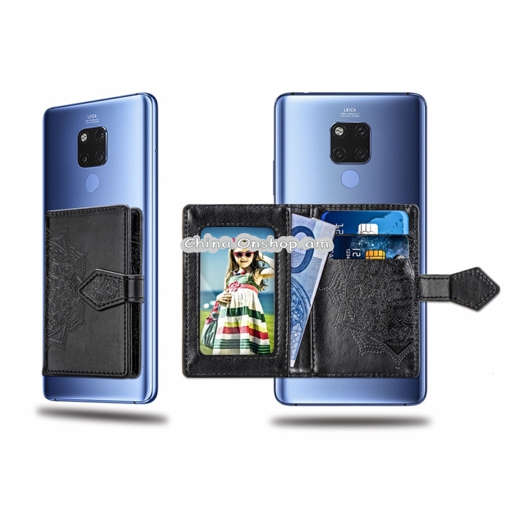 Mobile Phone Universal With Embossed Mandala Card Bag & Wallet & Holder & Photo Frame