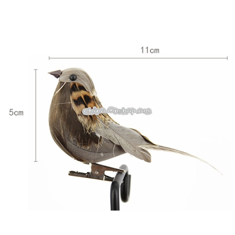 Simulation Sparrow Simulation Feather Foam Bird Horticultural Decoration