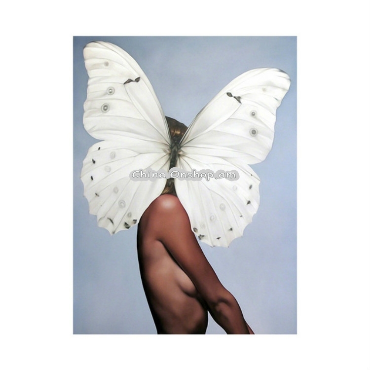 Creative Wall Art Printing Canvas Frameless Home Bedroom Decoration Painting, Size:60×90cm