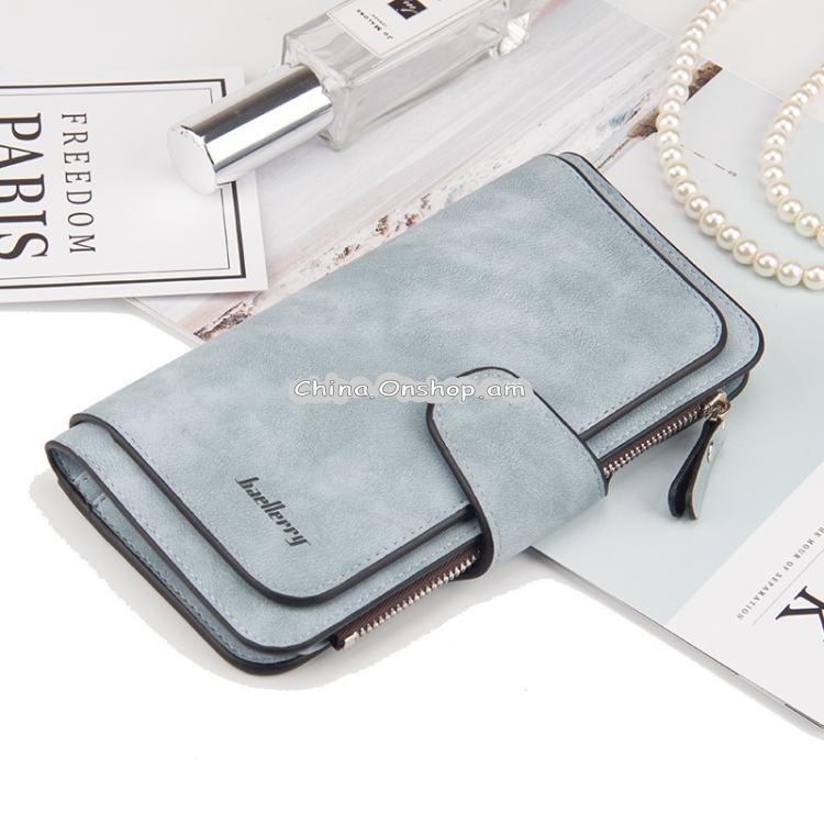 Women Scrub Leather Lady Purses Clutch Long Female Wallet