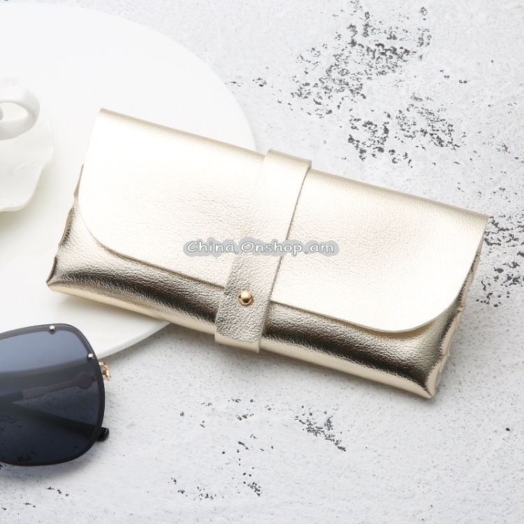 Fashion Portable Glasses Case Magnetic PU Leather Foldable Glasses Box for Eyeglass Oversize