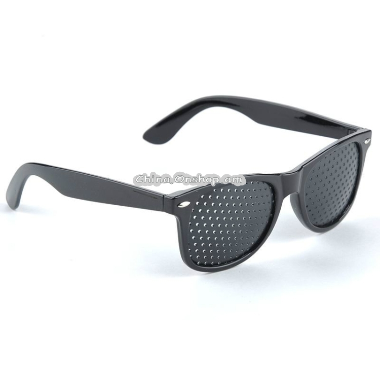 2 PCS Vision Correction Spectacles Eyesight Improver Pin Hole Eyes Training Exercise Glasses Eyewear